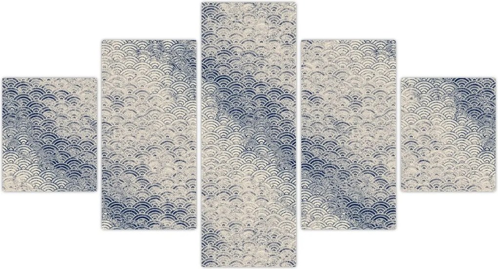 Obraz - Wzór fali (125x70 cm)