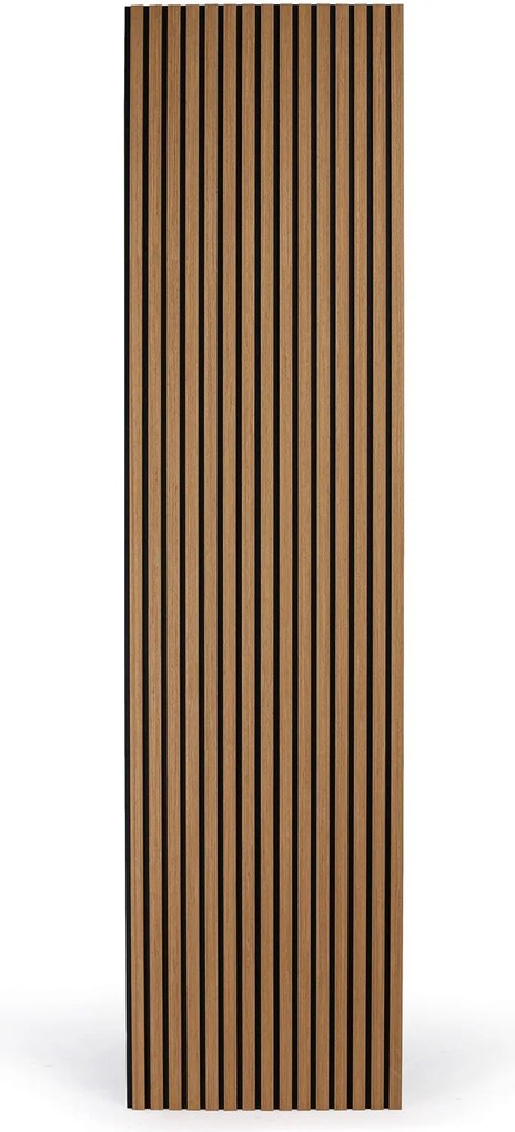Drewniany panel akustyczny, 2400 x 600 mm, B2BP012, 5 szt, dąb koniakowy
