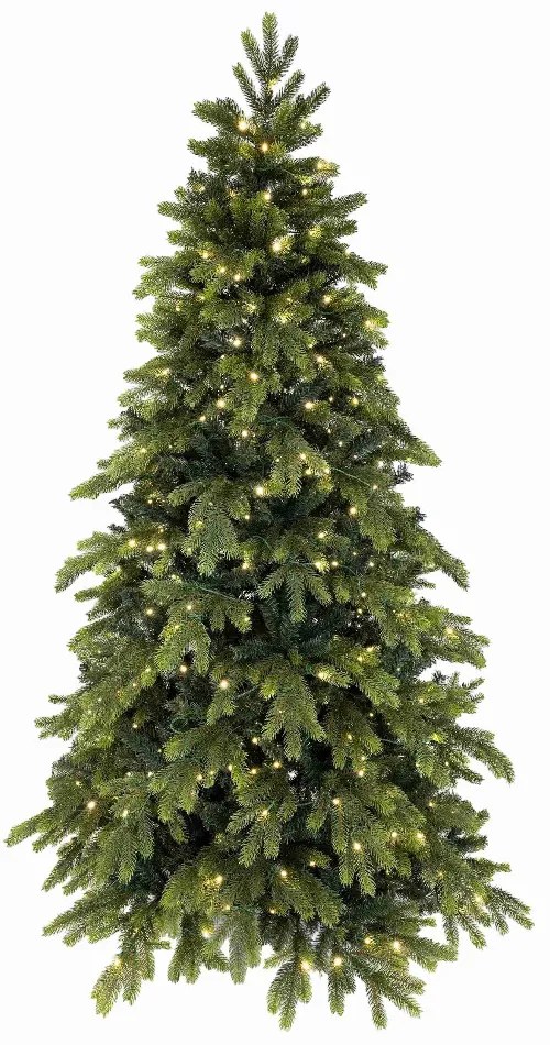 Choinka sztuczna PE Świerk Skandynawski 240cm LED600