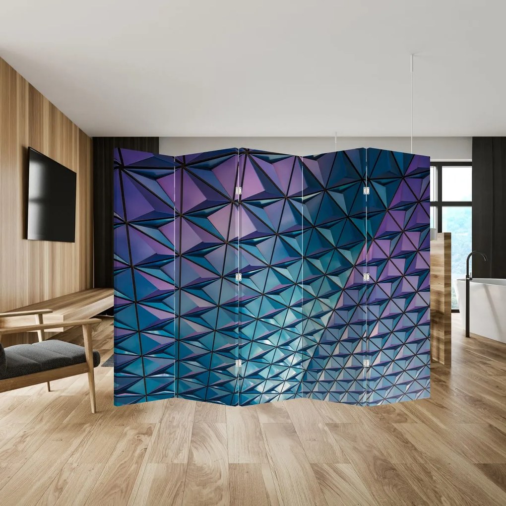 Parawan - Struktura kolorów (210x170 cm)