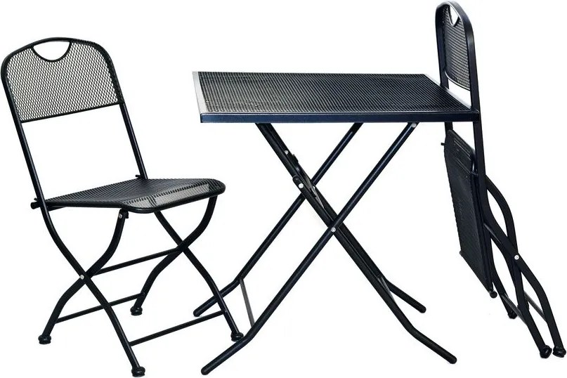 Metalowy stół ogrodowy ZWMT-70F - 72 cm, składany