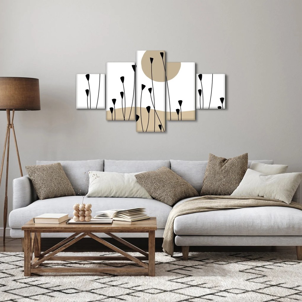 Obraz - Łąka graficzna N⁰2 (125x70 cm)