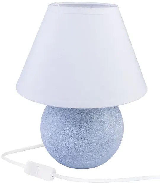 Klasyczna lampka nocna z drewna szary marmur - S226 B4-K53