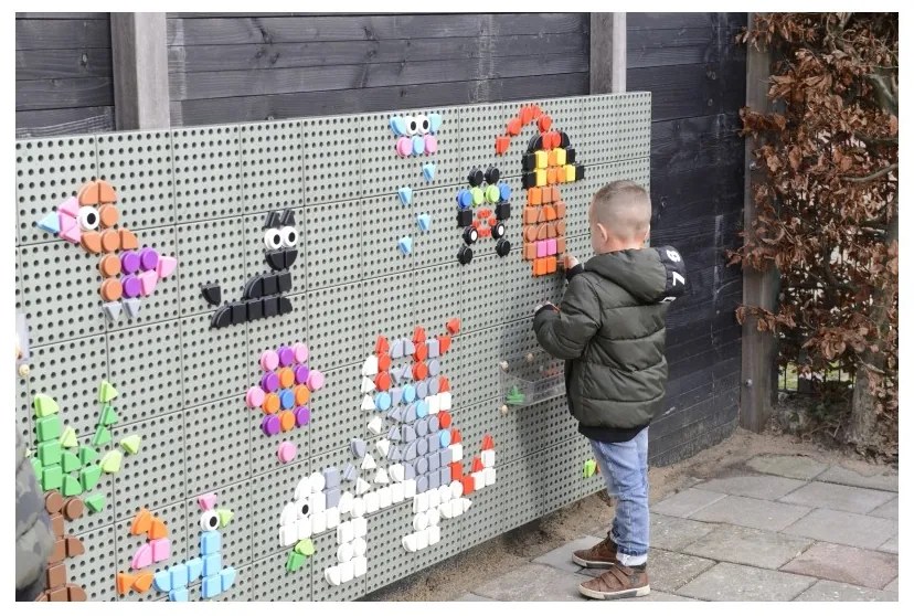Masterkidz zestaw kołeczki w kształcie figur geometrycznych 64szt do tablic stem