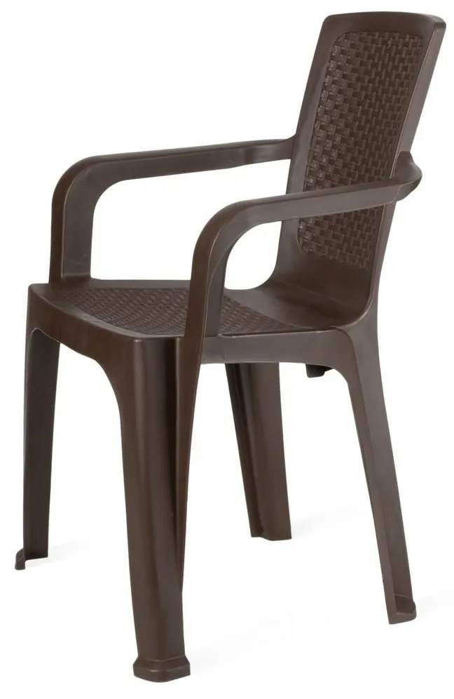 Fotel rattanowy Brown 52 x 56 x 84 cm