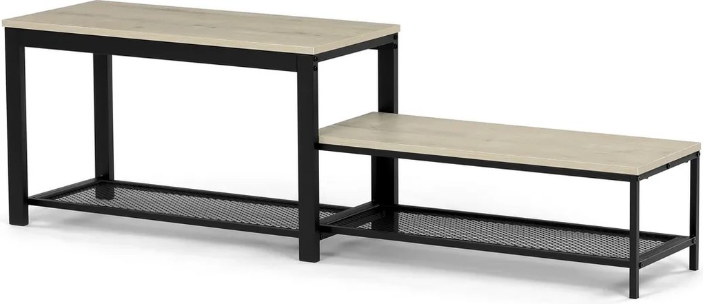 Półka na buty, zestaw 2 szt., dąb Sonoma