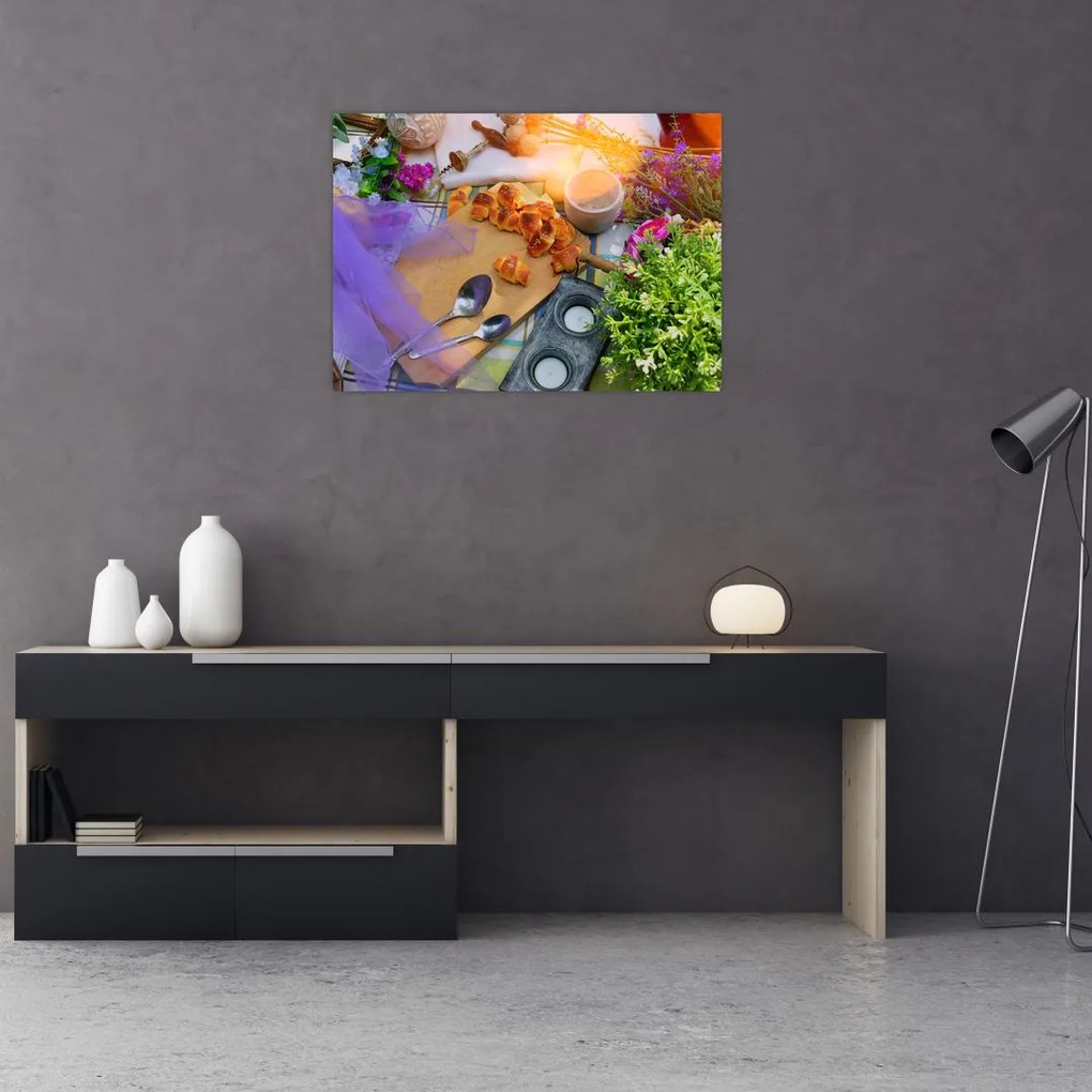 Obraz - letni piknik (70x50 cm)