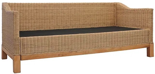 2-częściowy zestaw wypoczynkowy, dwie sofy, naturalny rattan K9-N09