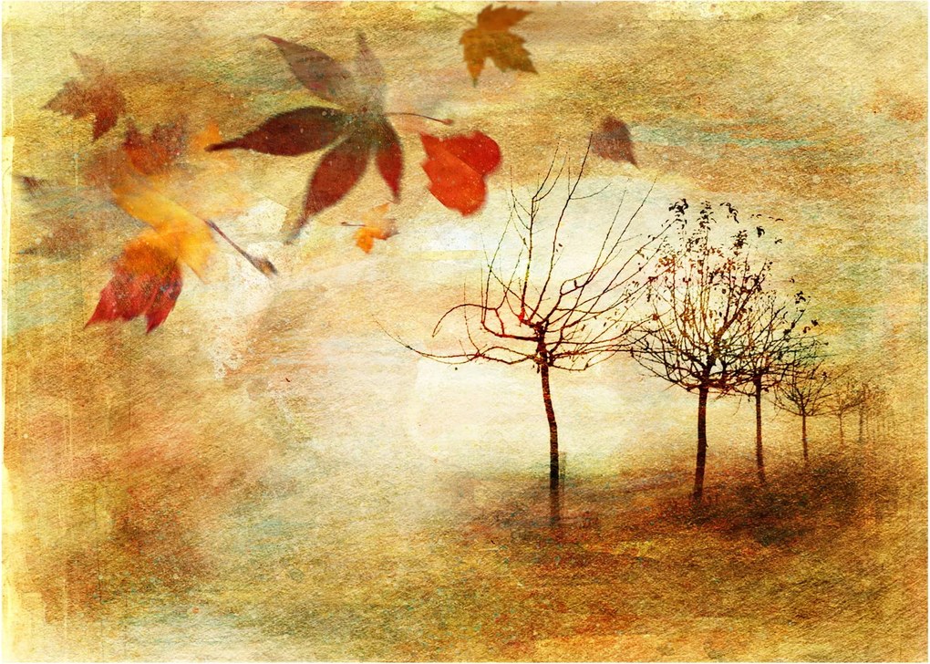 Obraz na szkle - Jesienny nastrój (70x50 cm)