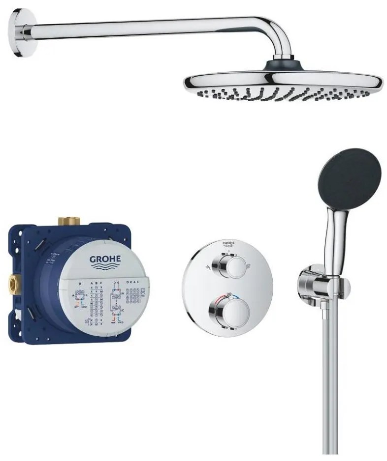 GROHE 34883000 - System prysznicowy PRECISION VITALIO START 250, błyszczący chrom