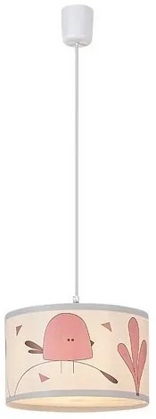 Rabalux 72069 dziecięca lampa wisząca Fowly, , biały