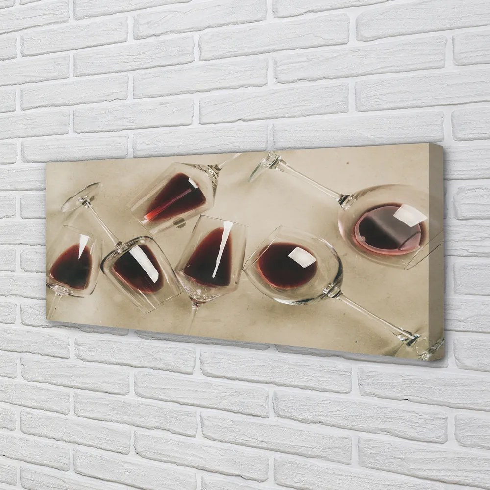 Zdjęcie na płótnie Kryształowe Kieliszki Do Wina