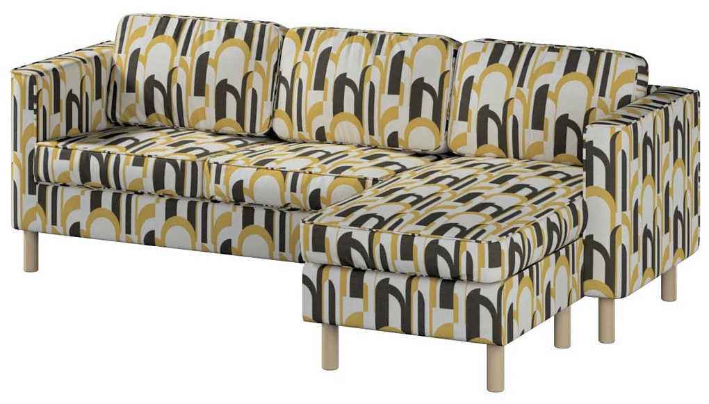 Pokrowiec na sofę Pärup 3-osobową z szezlongiem