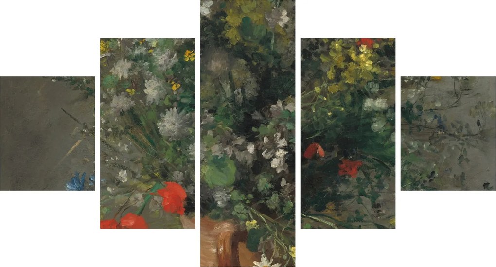 Obraz - Auguste Renoir, Flowers in a Vase, reprodukcje (125x70 cm)