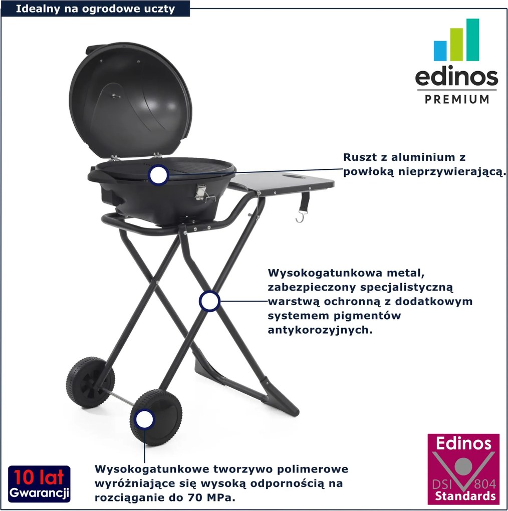 Okrągły grill elektryczny do ogrodu F9-D33
