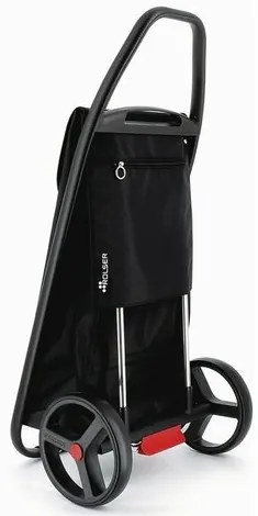 Rolser Torba na kółkach Com Tweed 8 Black Tube,czarna