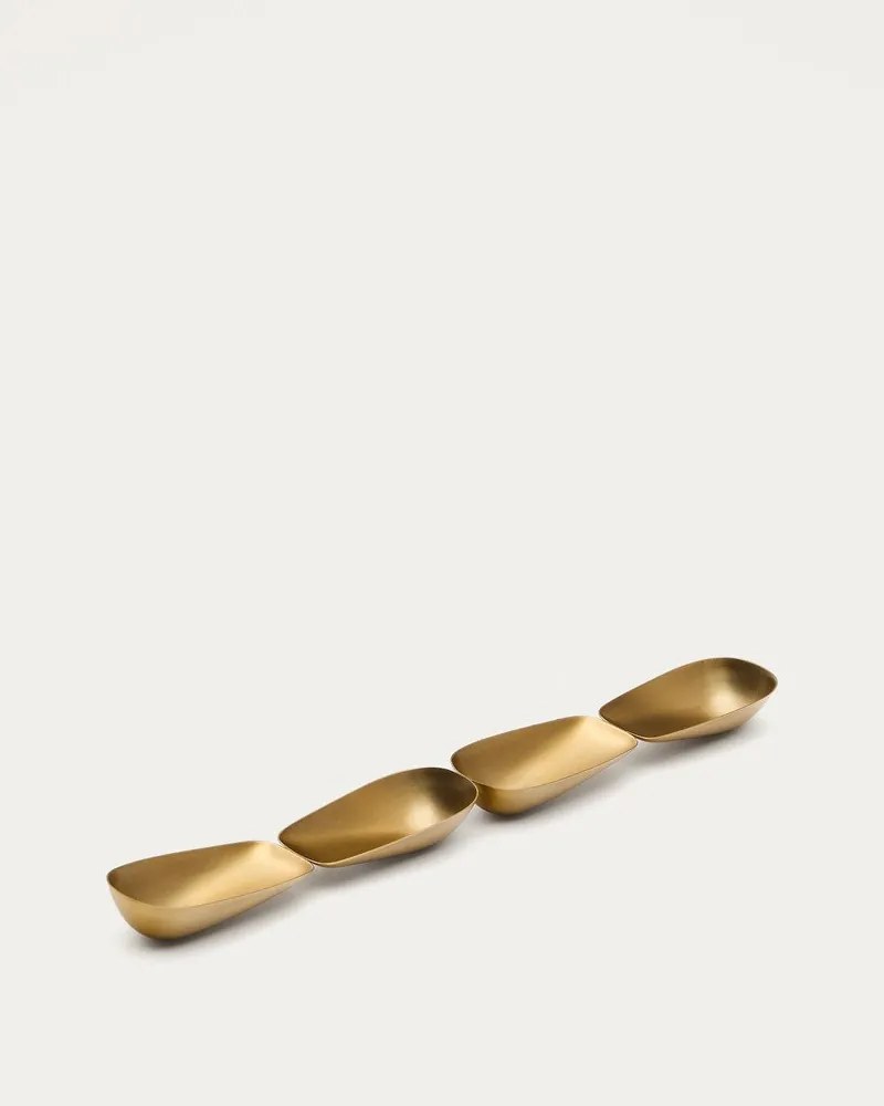 Miska do serwowania ze stali nierdzewnej w kolorze złota Aruc – Kave Home