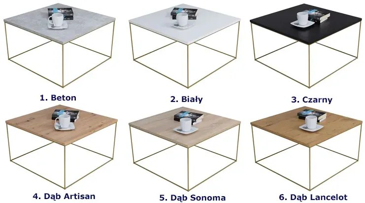 Minimalistyczny stolik kawowy beton - Otax 3X