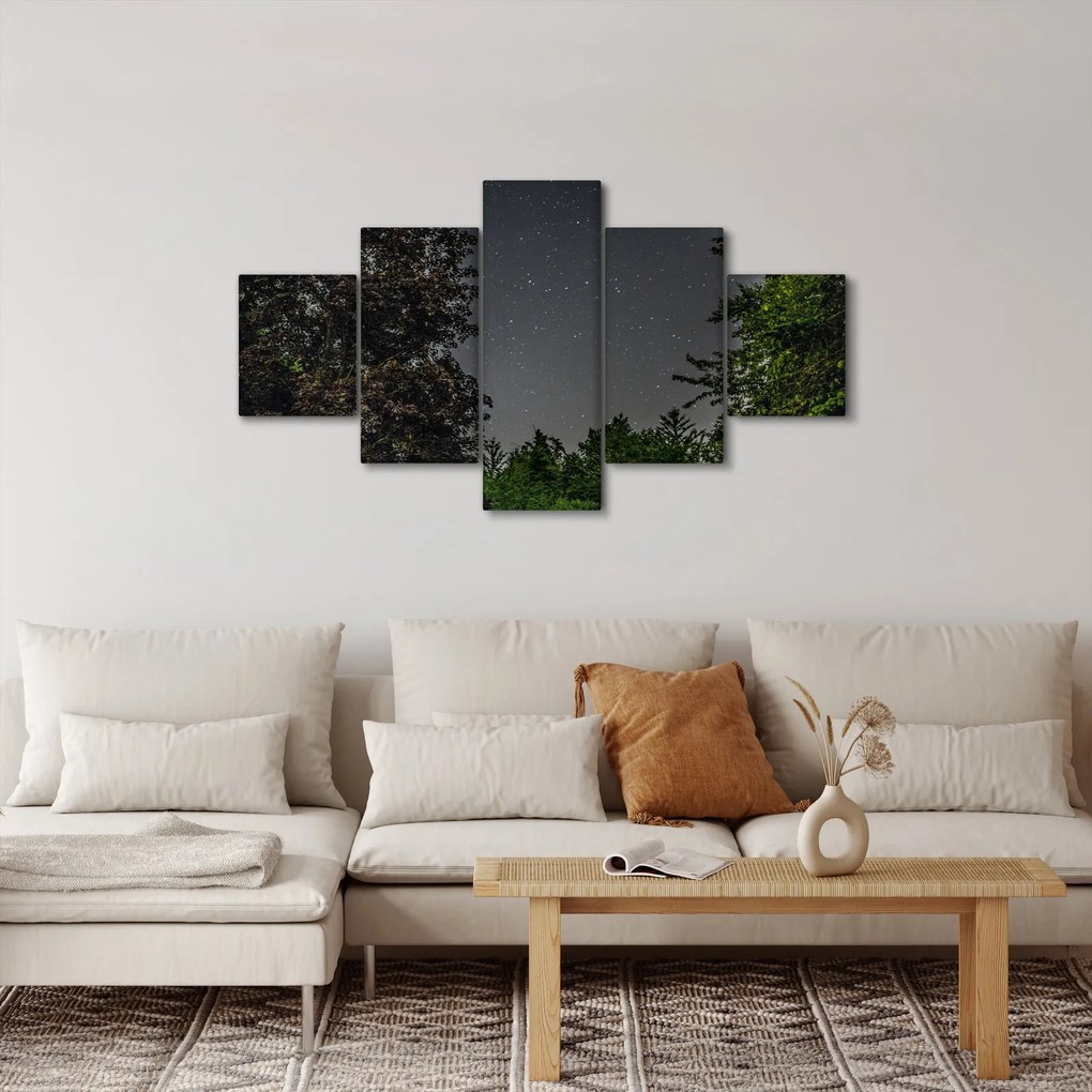 Obraz nocnego nieba (125x70 cm)