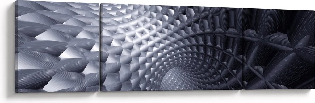 Obraz - Abstrakcja 3D (170x50 cm)