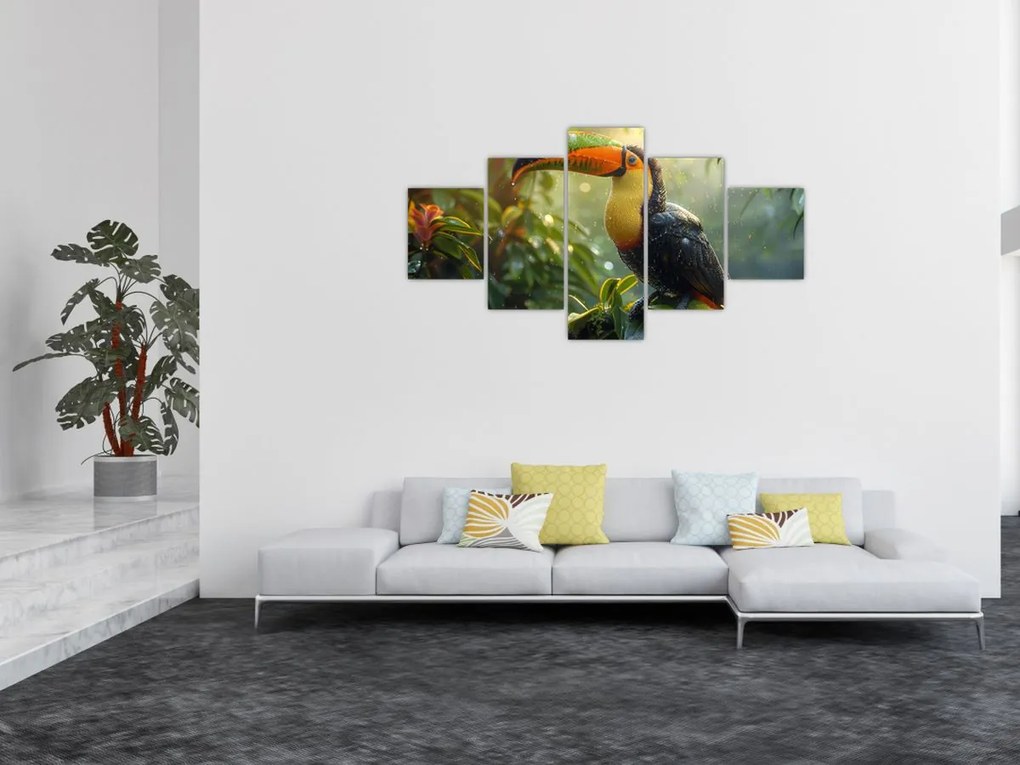 Obraz - Tukan (125x70 cm)