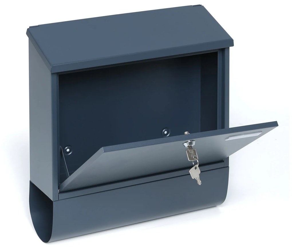 Skrzynka pocztowa na gazety i listy VILLA SPEZIAL SET, antracytowa
