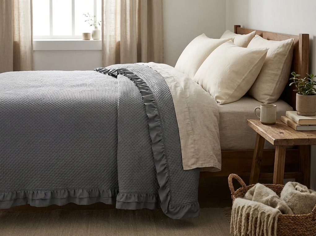 Narzuta na łóżko MONTEGO, szara Rozmiar: 170 x 210 cm