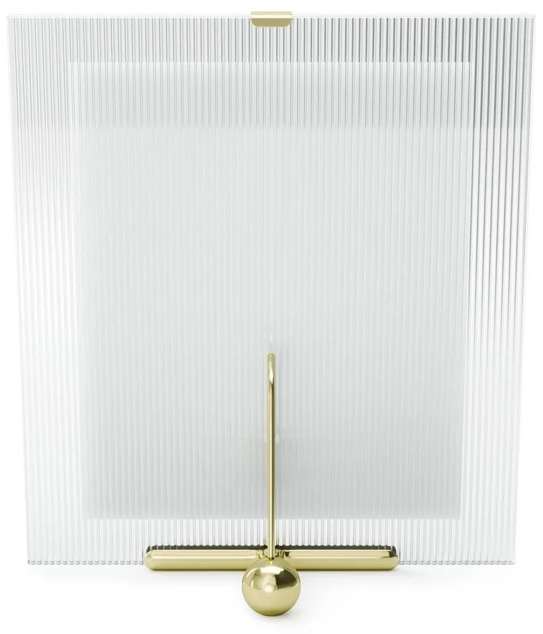 Szklana ramka stojąca w kolorze złota 26x30,5 cm Flute – Umbra