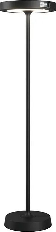 Barbell Solar RF - 65W Solarna lampa podłogowa LED z akumulatorem - Zewnętrzna lampa podłogowa, 3 wysokości, 156-113-70 cm, czarna