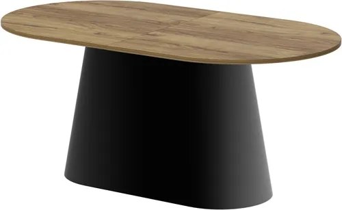 Rozkładany owalny stół Capitolo Hubertus dąb / mat