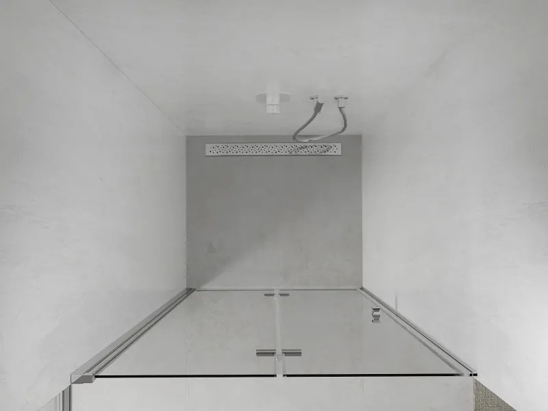 Mexen Lima drzwi prysznicowe składane 70 cm, transparent, chrom - 856-070-000-01-00