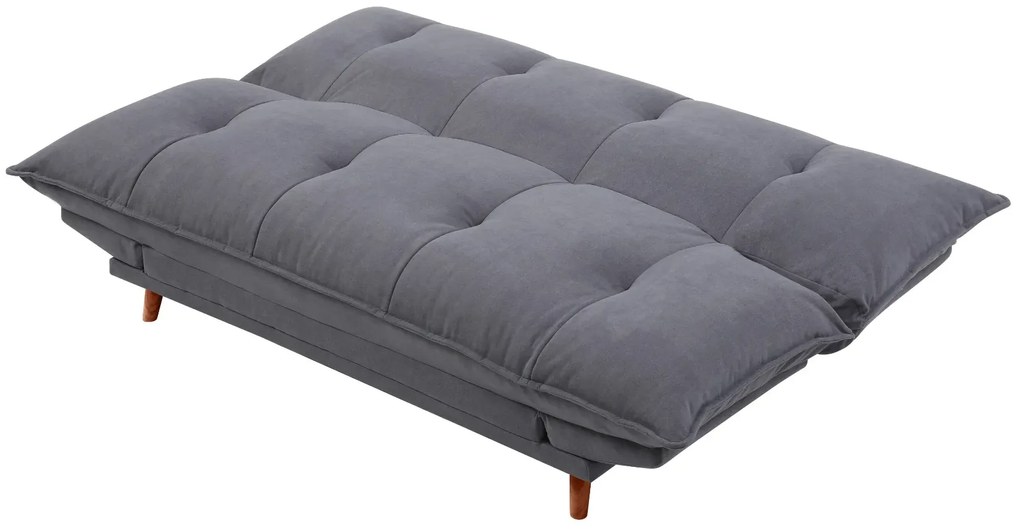 Sofa rozkładana z funkcją spania PILLOW szara HALMAR