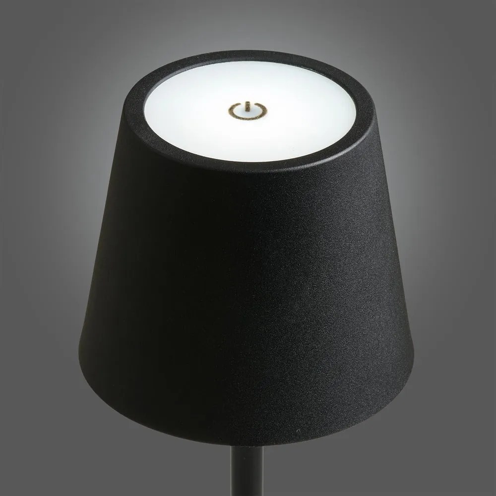 Czarna lampa stołowa LED (wysokość 37 cm) Bradford – House Nordic