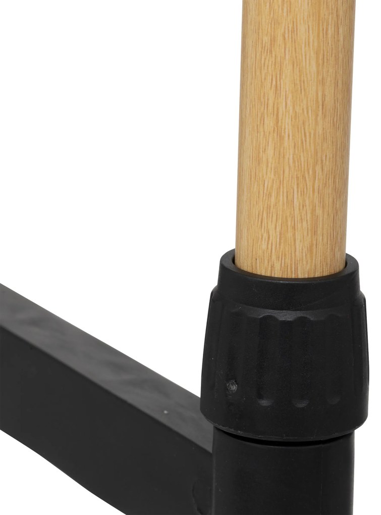 Wieszak na ubrania podwójny WOODY, 86 x 42 x 165 cm