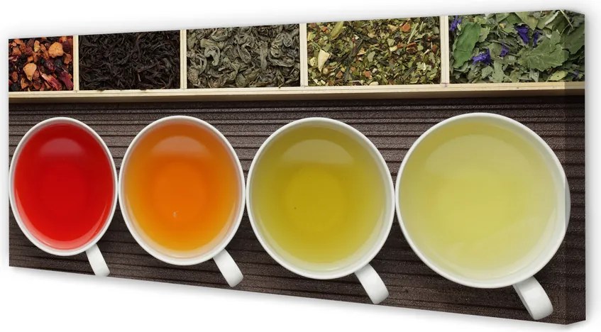 Zdjęcie na płótnie Kolekcja Ziołowych Herbat