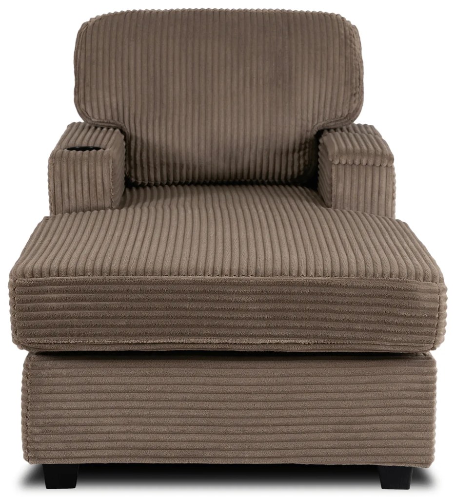 Fotel Wypoczynkowy Sofa NEO Beżowy Sztruksowy Nowoczesny