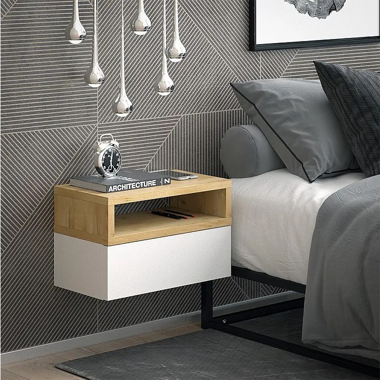 Stolik nocny brązowy 45x25.3x28 urbano