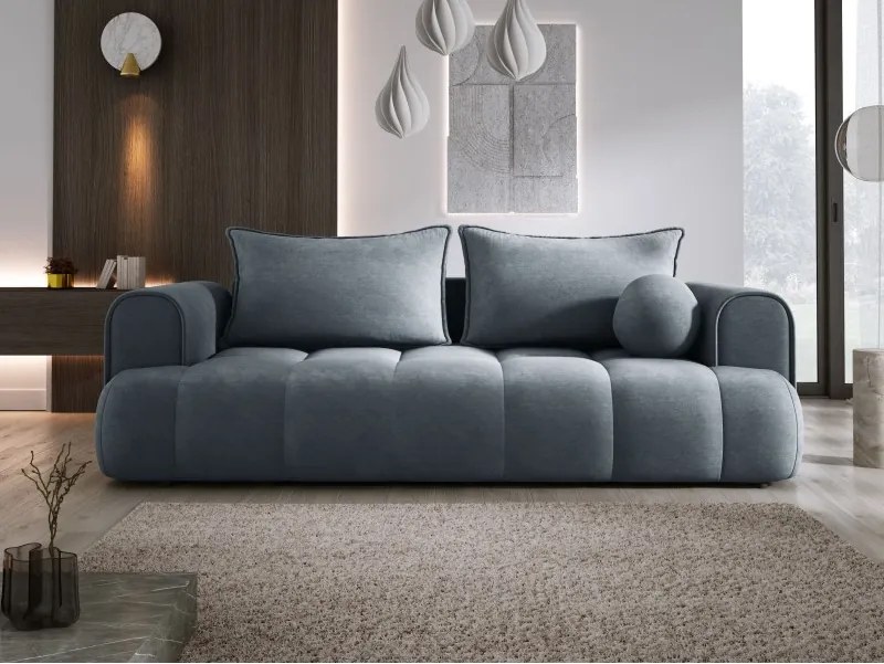 Sofa COCO z funkcja spania i pojemnikiem SZARY CLOUD 84