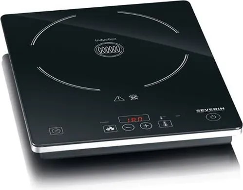 Severin KP 1071 - Indukcyjna jednopłytkowa kuchenka 2000W/230V czarna