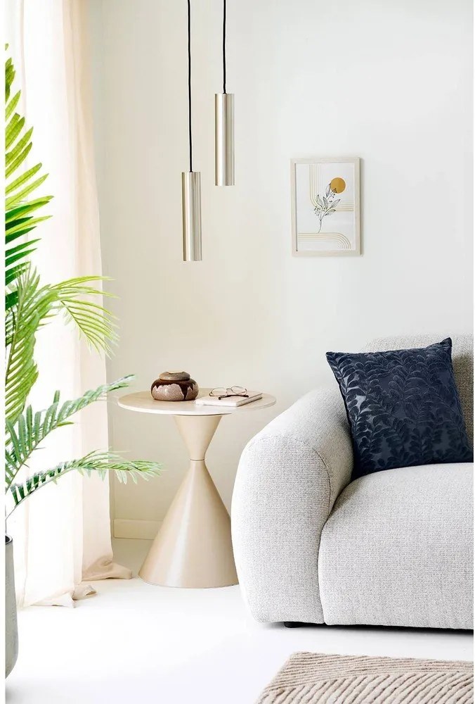 Stalowa lampa wisząca w kolorze srebra ø 6 cm Paris – House Nordic