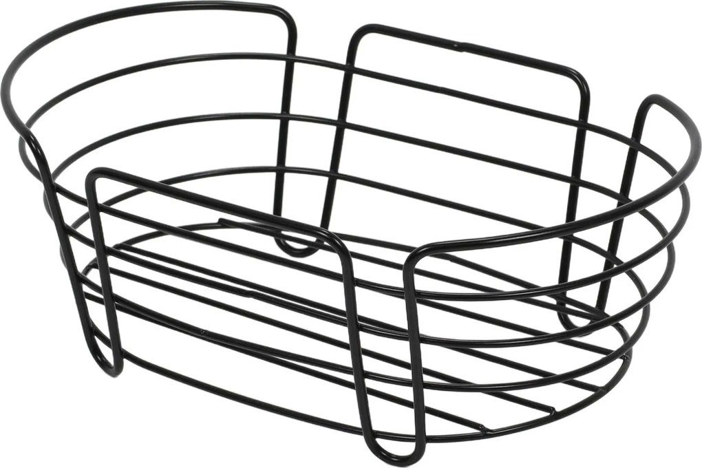 Koszyk na chleb Bistro, owalny, metalowy stelaż