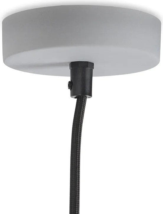 Zestaw 2 skandynawskich lamp wiszących szary - Anterio 38 Basic