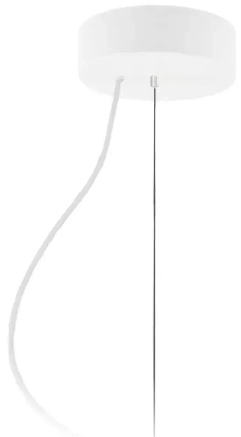 Żyrandol nad stół z dużym abażurem 60 cm - EX848-Ekla - wybór kolorów