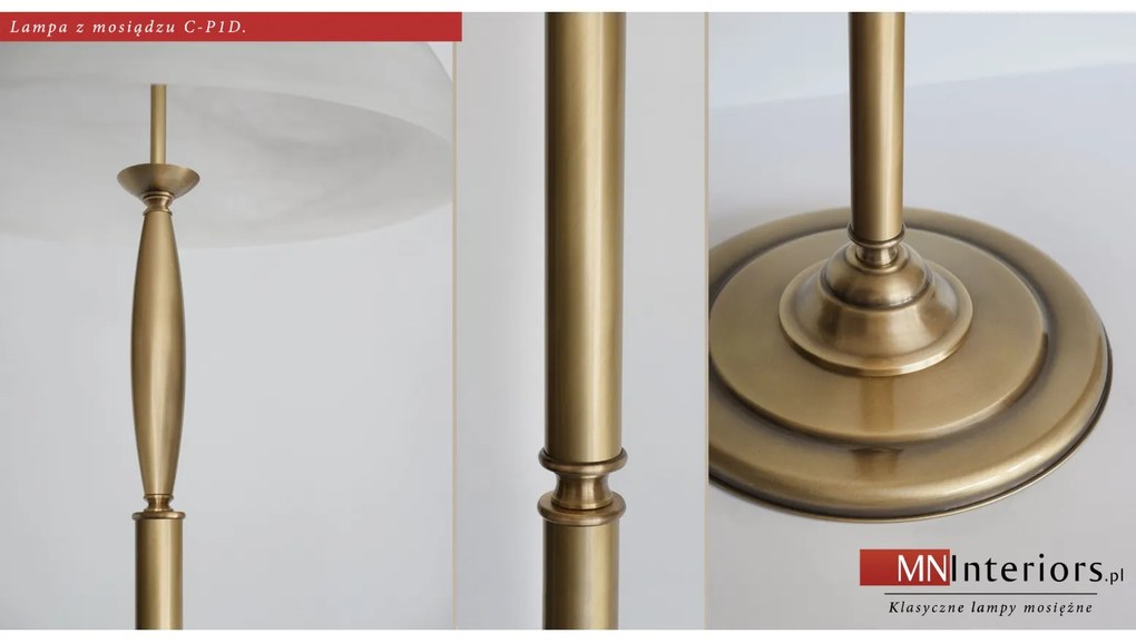 Mosiężna lampa podłogowa C-P1D