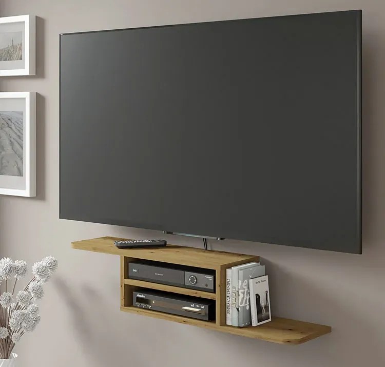Wisząca Półka Pod Telewizor Dąb Artisan P1-C32