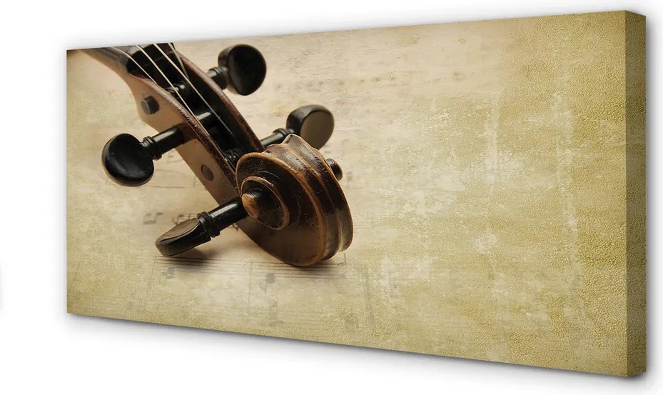 Duży obraz na płótnie Kompozycja Muzyczna Na Strunach