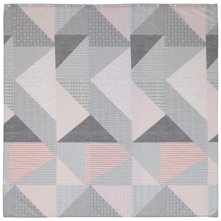 Zasłona prysznicowa 180x180 cm Larsson Geo – Catherine Lansfield