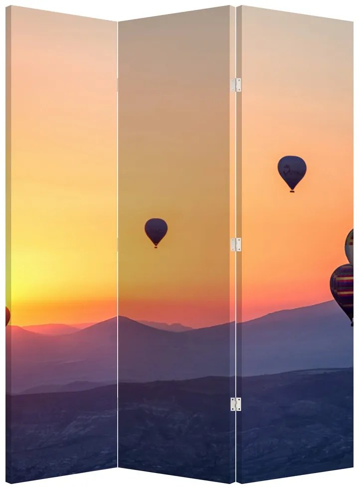 Parawan- Balony na ogrzane powietrze (126x170 cm)