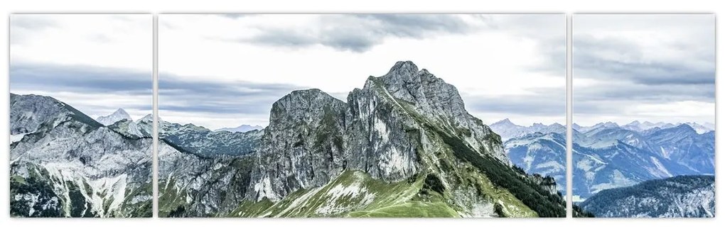 Obraz - Szczyty górskie (170x50 cm)