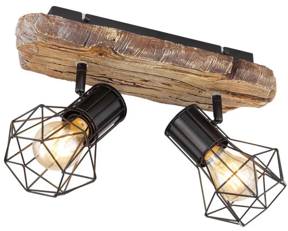 Globo 54017W-2 - Lampa punktowa PRISKA 2xE27/60W/230V